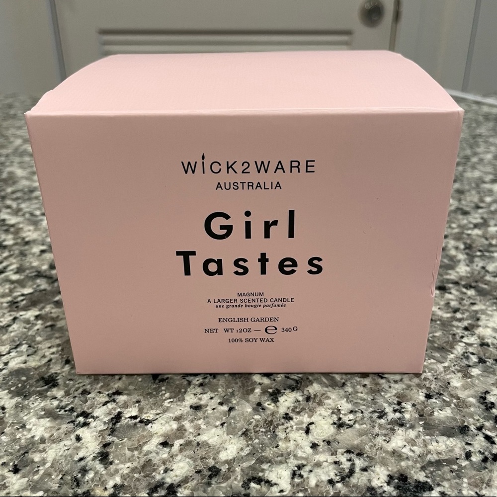 Wick2Ware Australia GIRL TASTES Magnum Candle (English Garden) 🕯